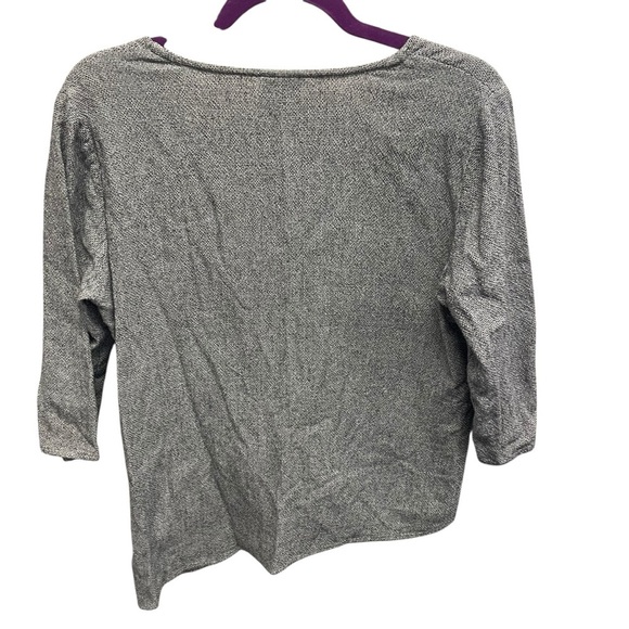 Toofan women’s asymmetric top cotton textured knit size medium lagenlook - Picture 2 of 6